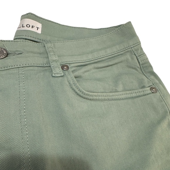 Loft Green High Rise Jeans - Picture 2 of 8